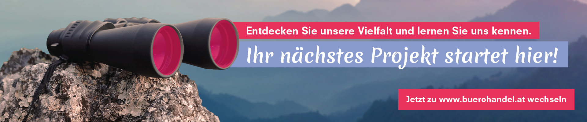 Weiterleitung zum Werbemittelshop der Büro Handel